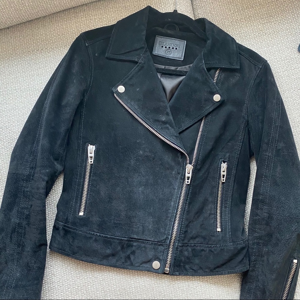 Blank NYC Suede Moto Jacket